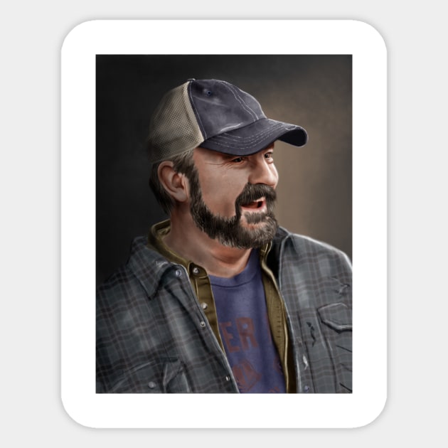 Bobby Singer Sticker by SanFernandez